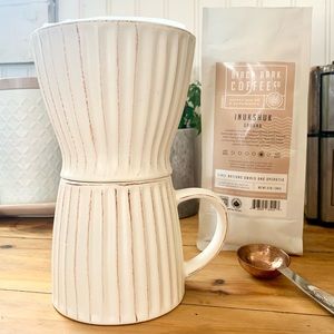 Starbucks ceramic pour over coffee maker (single mug)